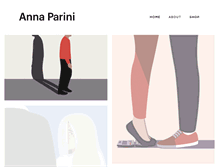 Tablet Screenshot of annaparini.com